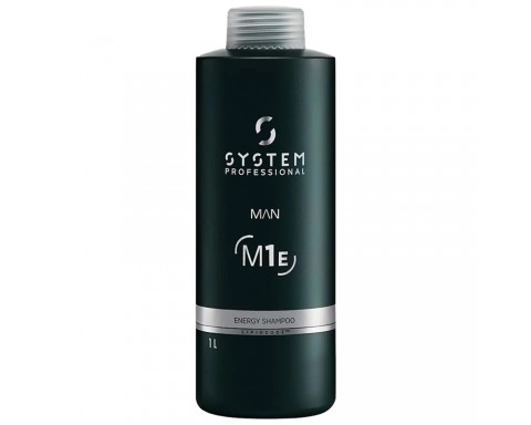 Wella System Professional Man M1E Energy Erkeklere Özel İnce Telli Saçlar İçin Hacimledirici Enerji Şampuanı 1000ml