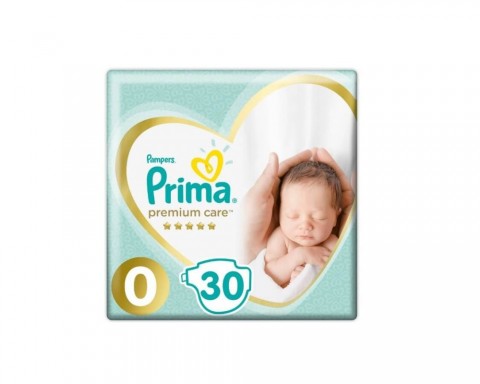 Prima Premium Care Bebek Bezi 0 Numara Prematüre Yenidoğan 30 Adet