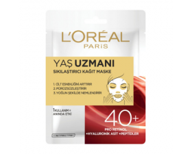 Loreal Paris Yaş Uzmanı 40 Sıkılaştırıcı Kağıt Maske 30 gr