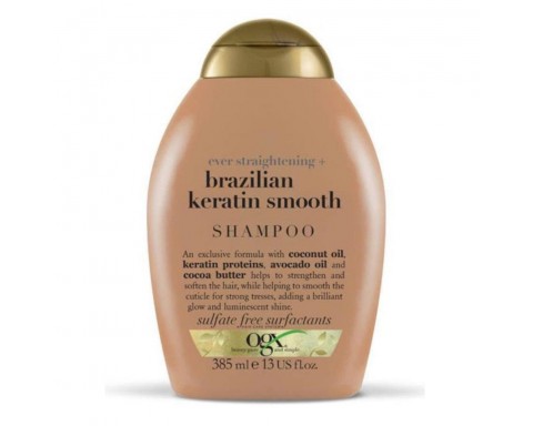 OGX Organix Brazilian Keratin Smooth Düzleştirici Şampuan 385ml