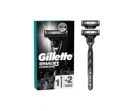 Gillette Mach3 Charcoal Yedekli Tıraş Makinesi