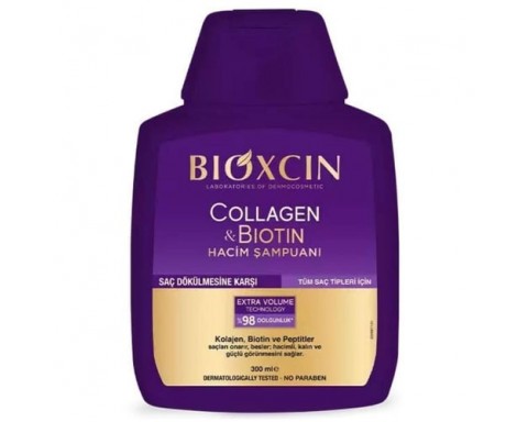 Bioxcin Collagen & Biotin Ekstra Hacim Dolgunlaştırıcı Şampuan 300ml