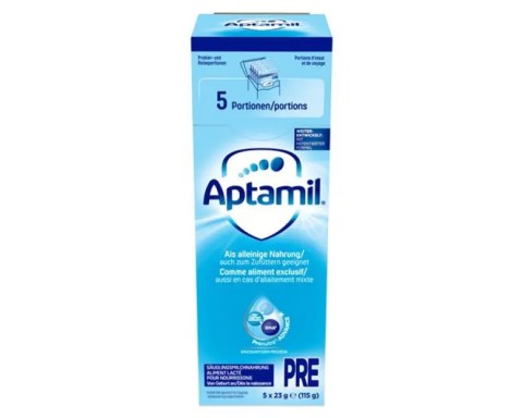 Milupa Aptamil Pre porsiyonları 5 x 22,8 g İthal