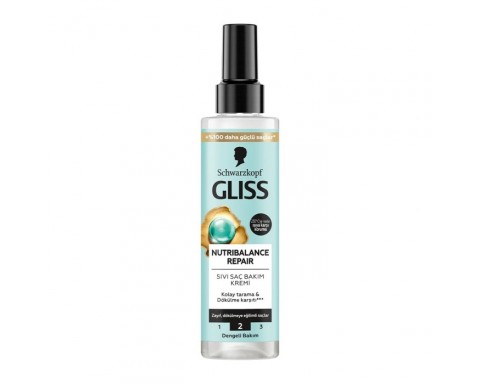 Gliss Nutri Balance Repair Sıvı Saç Kremi 200 Ml