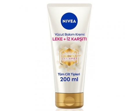 Nivea Body Luminous 630 Body Cream 200 Ml