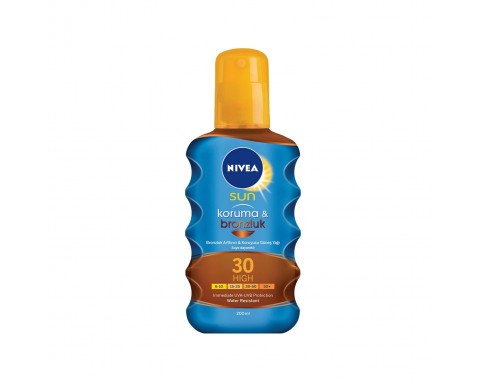 Nivea Koruma Bronzluk Sprey SPF 30 200 ML