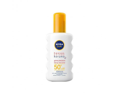 Nivea Güneş Spreyi Sun Güneş Alerjisine Karşı Koruma Spf 50 200ml