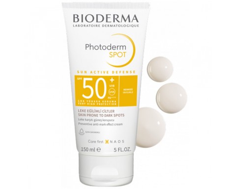 Bioderma Photoderm Spot Krem SPF 50 150 ML Lekeli Ciltler İçin Güneş Kremi