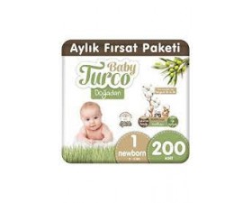 Baby Turco Doğadan 1 Numara Newborn 200 Adet