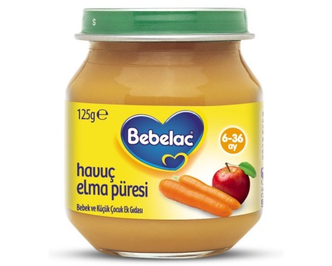 Bebelac Havuç Elma Püresi 125 gr