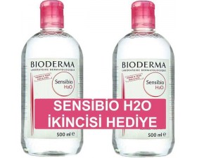 Bioderma Sensibio H2O Hassas Ciltler İçin Makyaj Temizleme Suyu 500 ML 1 Alana 1 Bedava