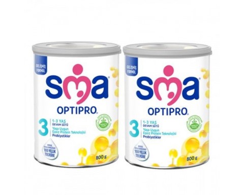 Sma 3 Optipro Probiyotik Devam Sütü 800 gr  2 Adet