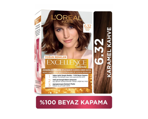 Loreal Excell 6 32 Karamel Kahve Saç Boyası