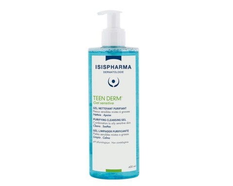 Isispharma Teen Derm Gel Sensitive Yüz Temizleme Jeli 250 ML