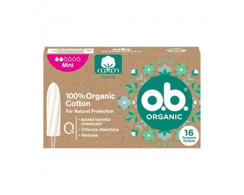 O.B. Tampon Organic 16'lı