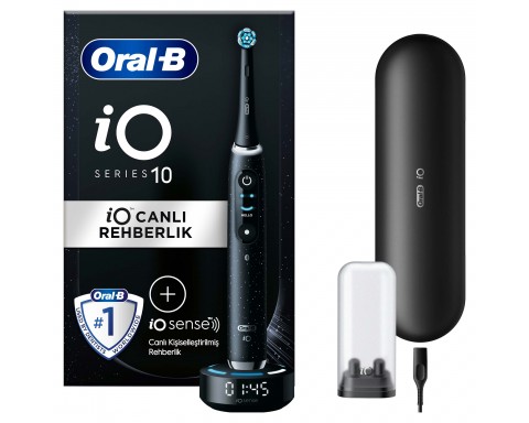 Oral-B iO 10 Şarjlı Diş Fırçası - Kozmik Siyah