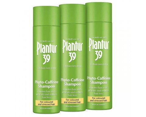 Plantur 39 Renkli ve Stresli Saçlar için Fito-Kafeinli Şampuan 250ml x 3