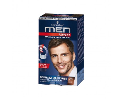 Schwarzkopf Men Perfect Saç Boyası 70 Koyu Kahve