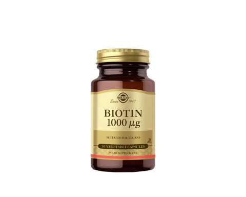 Solgar Biotin 1000 mcg 50 Bitkisel Kapsül