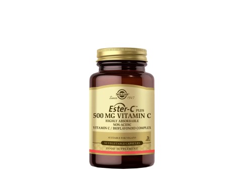 Solgar Ester - C Plus 500 mg Vitamin C 50 Bitkisel Kapsül