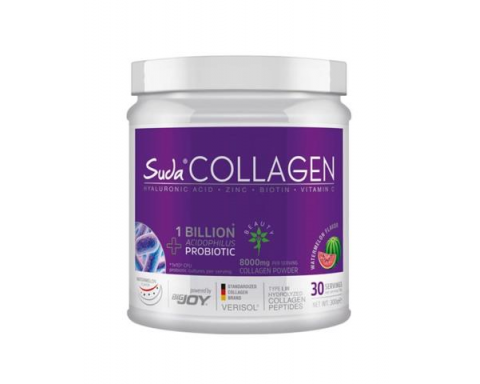 Suda Collagen Probiyotik Karpuz Aromalı Takviye Edici Gıda 300 gr