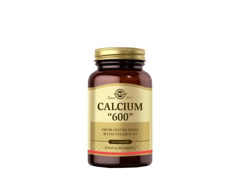 Solgar Calcium 600 mg Kalsiyum ve D3 Vitamini 60 Tablet